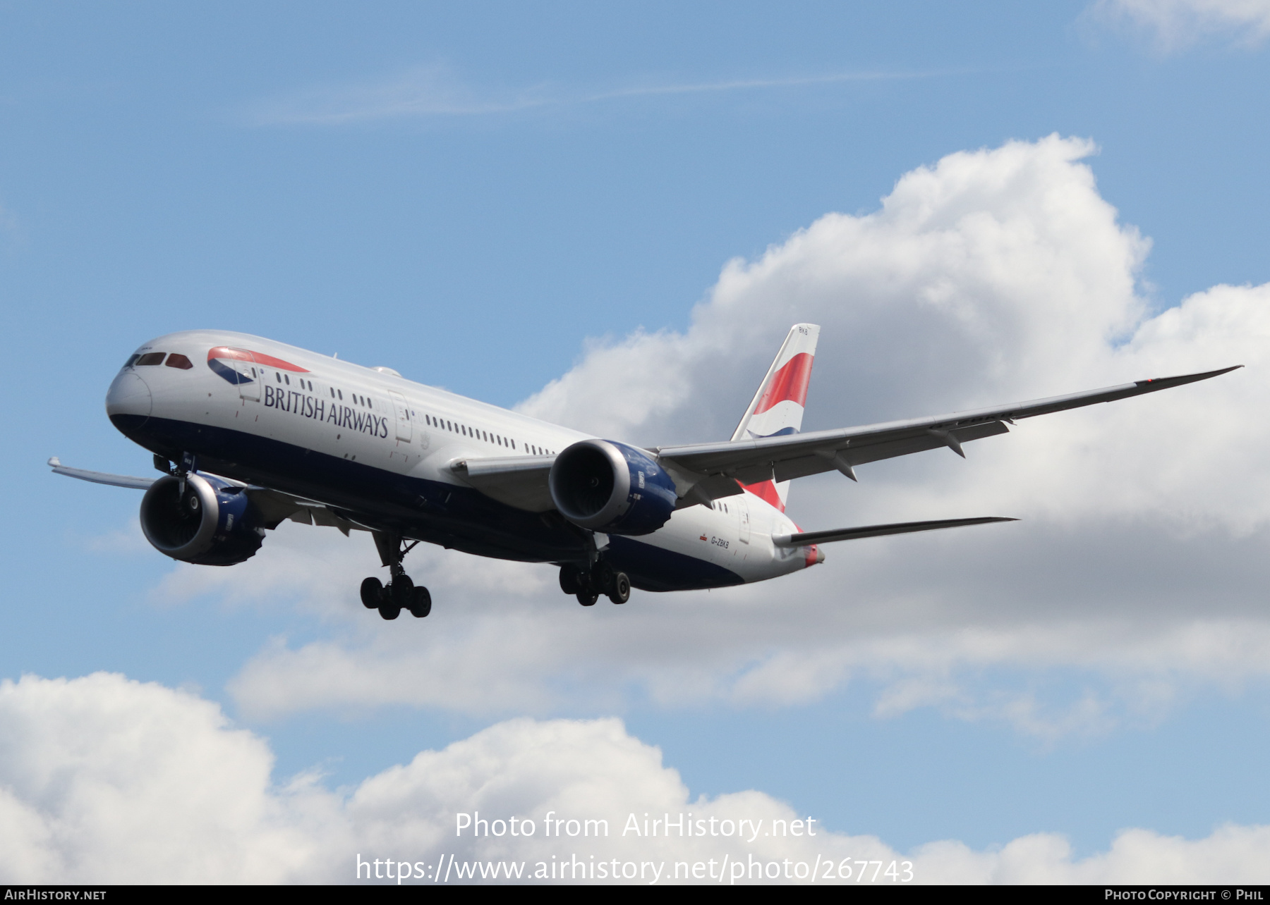 Aircraft Photo of G-ZBKB | Boeing 787-9 Dreamliner | British Airways | AirHistory.net #267743