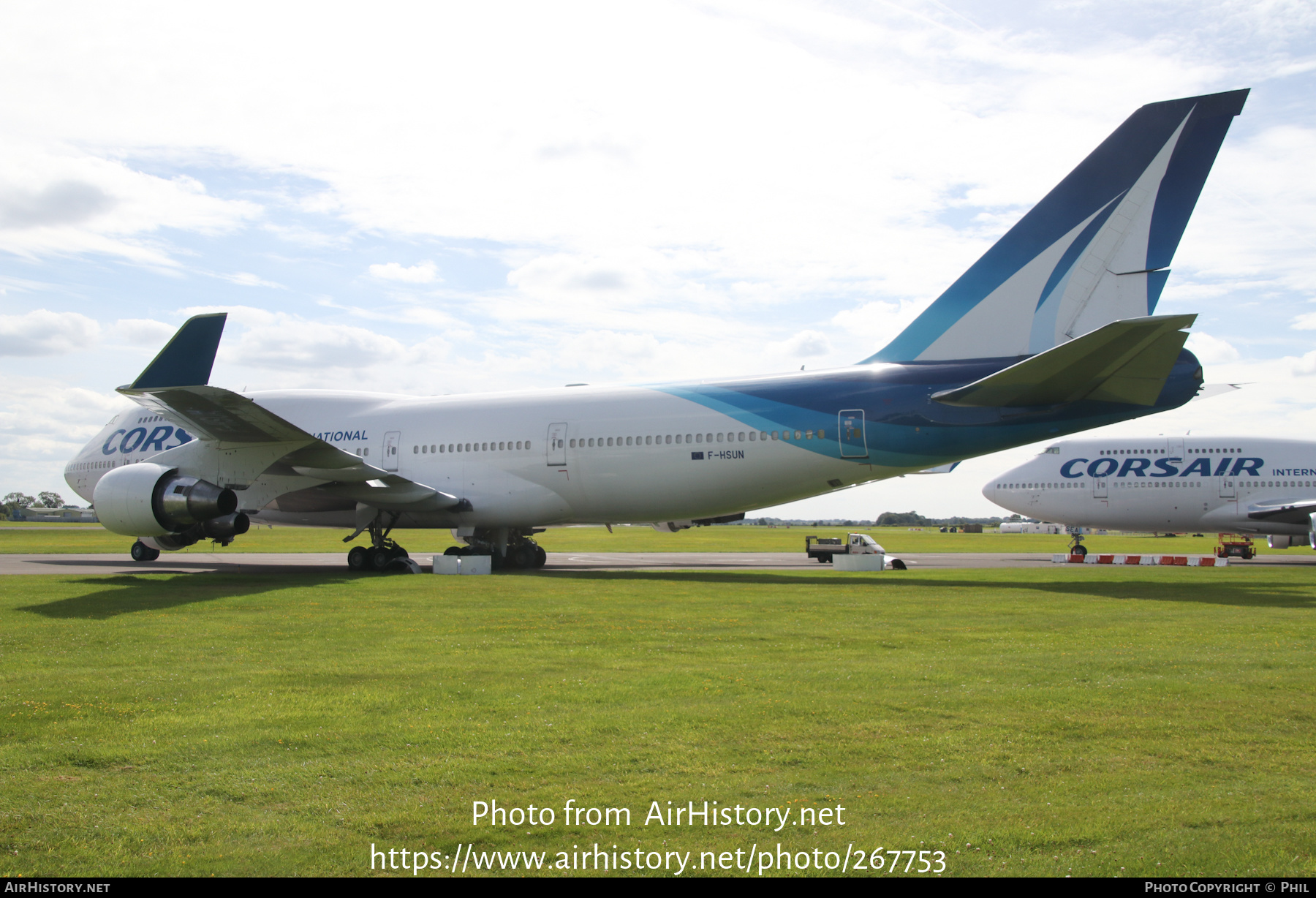 Aircraft Photo of F-HSUN | Boeing 747-422 | Corsair International | AirHistory.net #267753