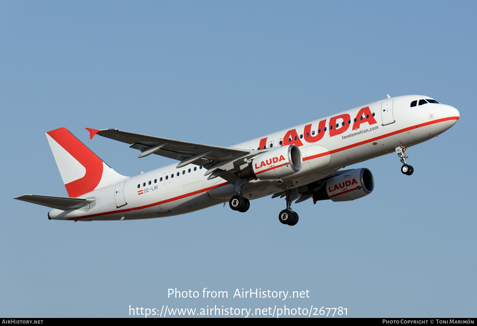 Aircraft Photo of OE-LMI | Airbus A320-214 | Lauda | AirHistory.net #267781