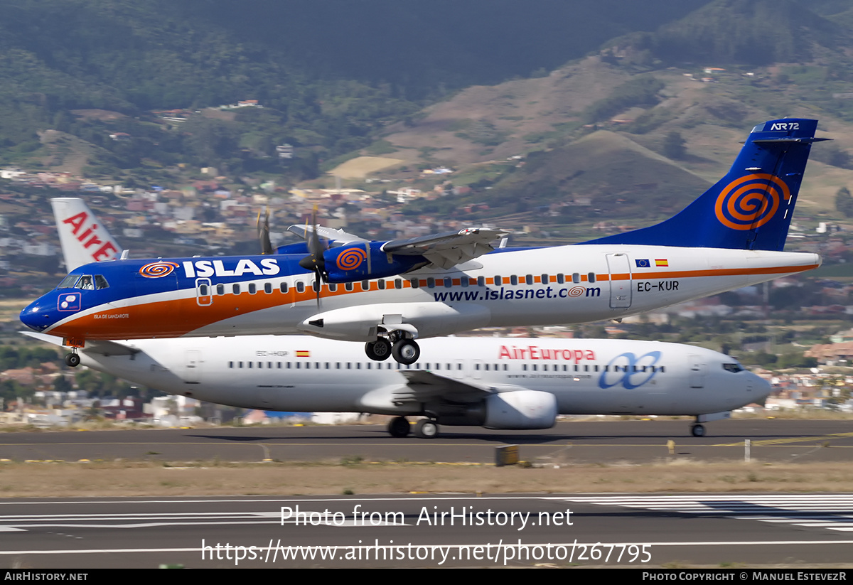 Aircraft Photo of EC-KUR | ATR ATR-72-500 (ATR-72-212A) | Islas Airways | AirHistory.net #267795