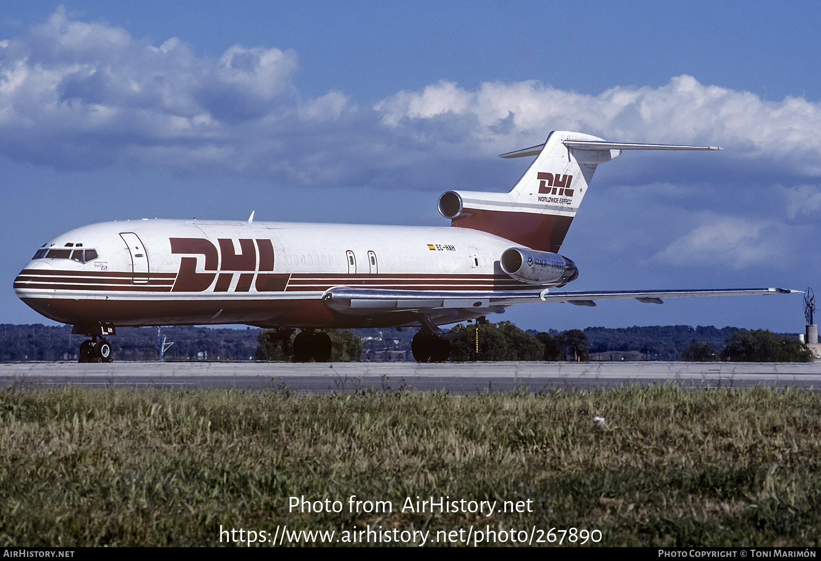 Aircraft Photo of EC-HAH | Boeing 727-223/Adv(F) | DHL Worldwide Express | AirHistory.net #267890