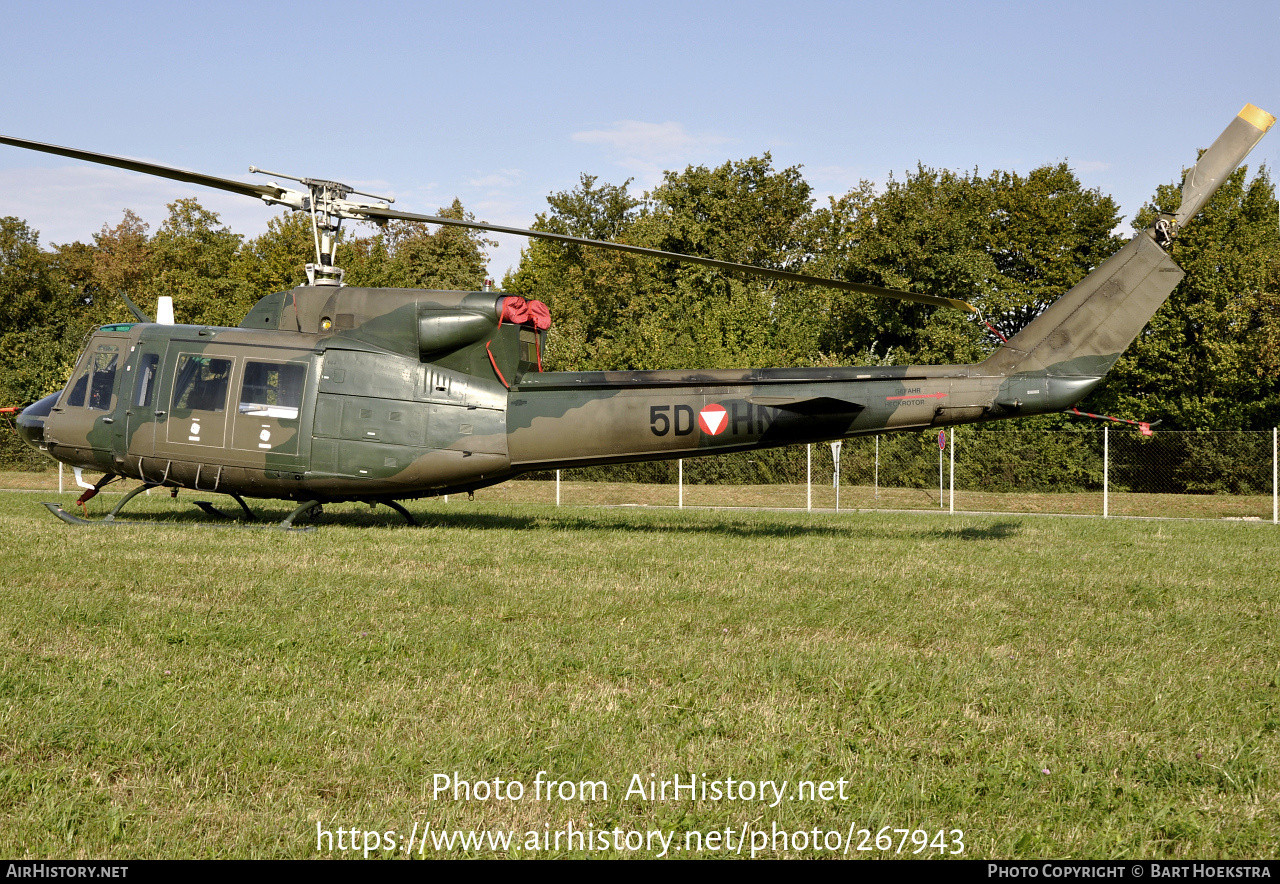 Aircraft Photo of 5D-HN | Agusta AB-212 | Austria - Air Force | AirHistory.net #267943