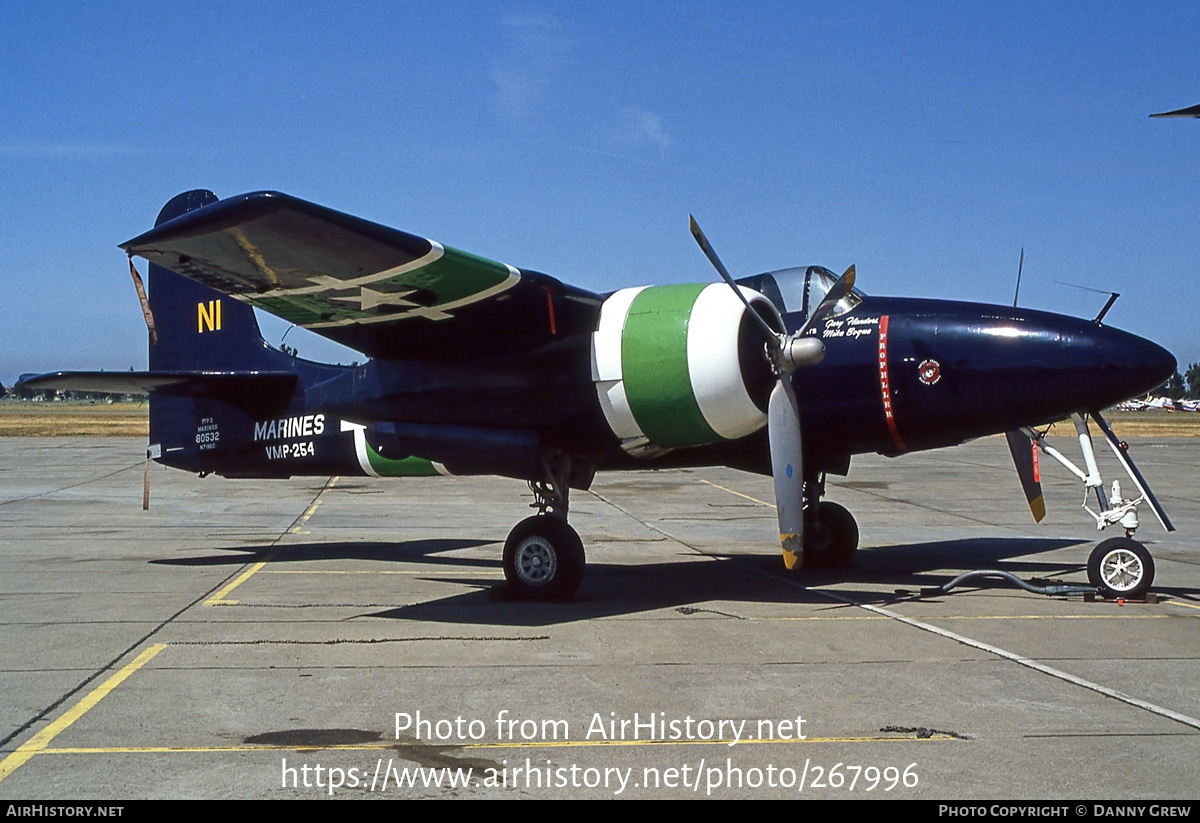 Aircraft Photo of N7195C / 80532 | Grumman F7F-3 Tigercat | USA - Marines | AirHistory.net #267996