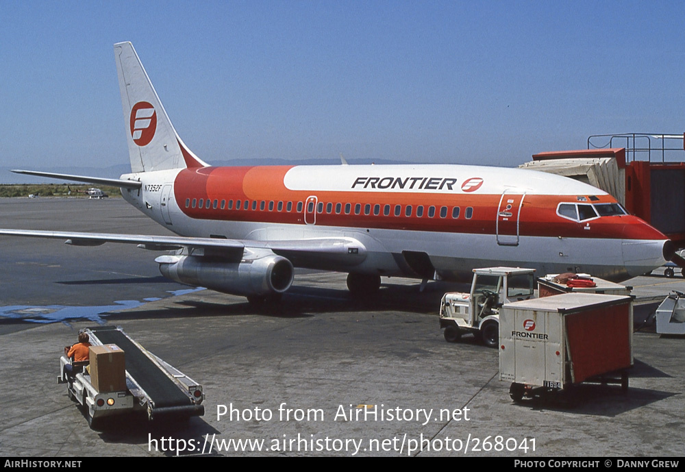 Aircraft Photo of N7352F | Boeing 737-291/Adv | Frontier Airlines | AirHistory.net #268041