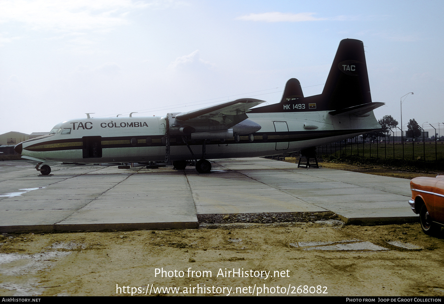 Aircraft Photo of HK-1493 | Fairchild F-27 | TAC Colombia - Transportes Aéreos del Cesar | AirHistory.net #268082