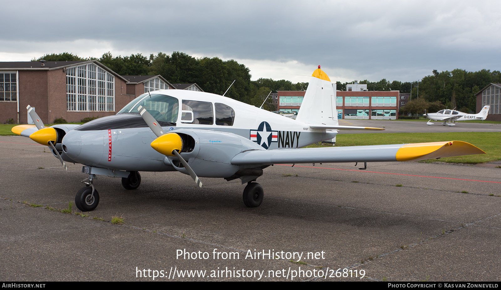 Aircraft Photo Of N3436p Piper Pa 23 160 Apache Usa Navy Airhistory Net