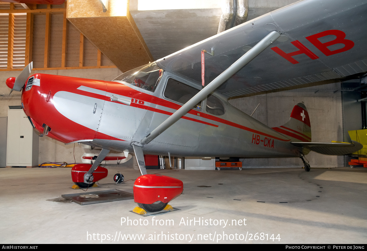 Aircraft Photo of HB-CKA | Cessna 170A | AirHistory.net #268144