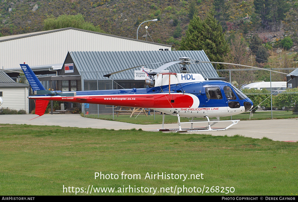 Aircraft Photo of ZK-HDL | Aerospatiale AS-350B-2 Ecureuil | The Helicopter Line | AirHistory.net #268250