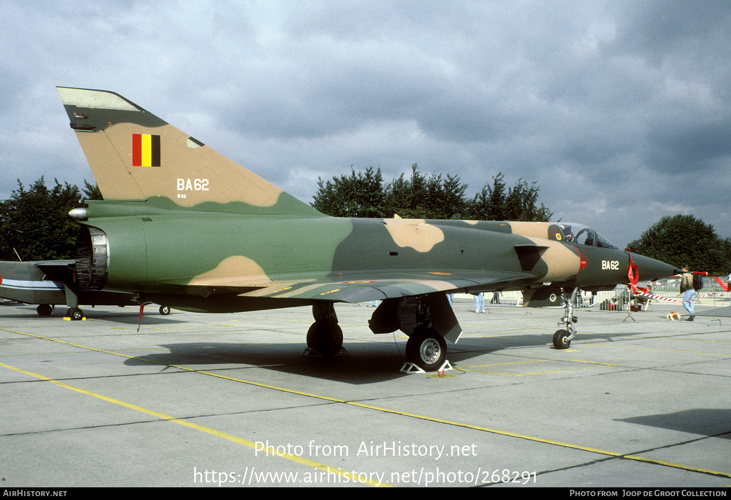 Aircraft Photo of BA62 | Dassault Mirage 5BA Mirsip | Belgium - Air Force | AirHistory.net #268291