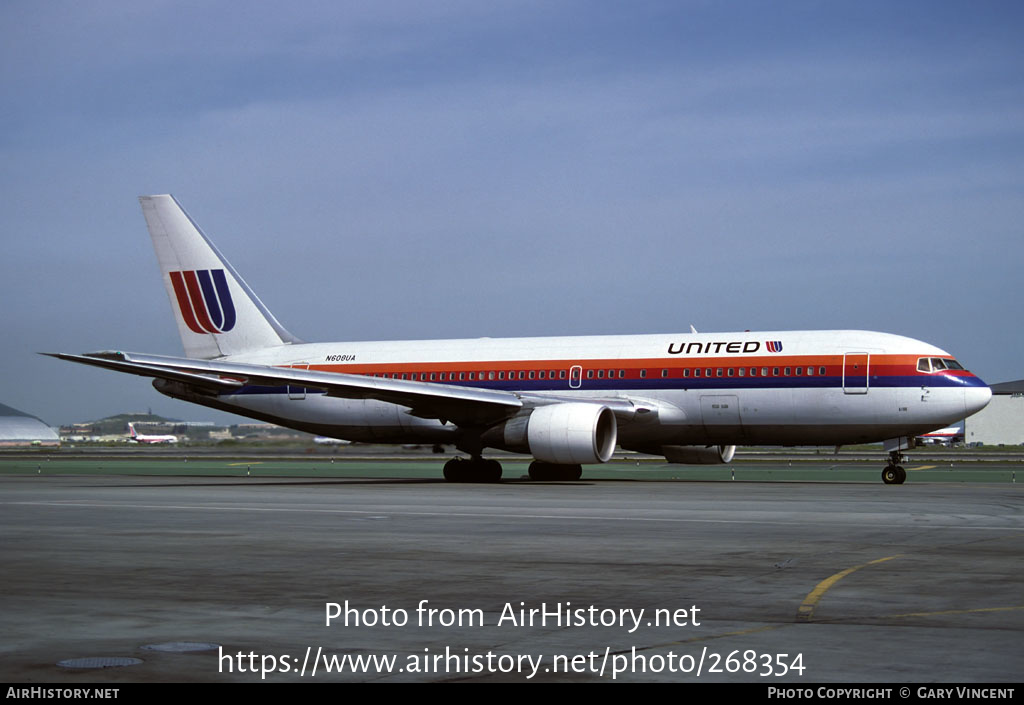 Aircraft Photo of N608UA | Boeing 767-222(ET) | United Airlines | AirHistory.net #268354