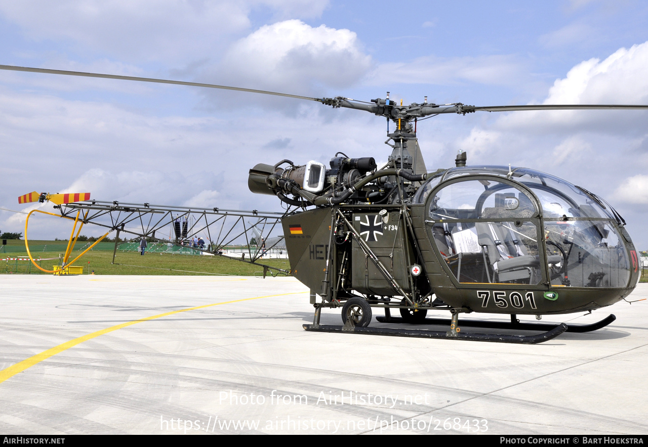 Aircraft Photo of 7501 | Sud SE-3130 Alouette II | Germany - Army | AirHistory.net #268433