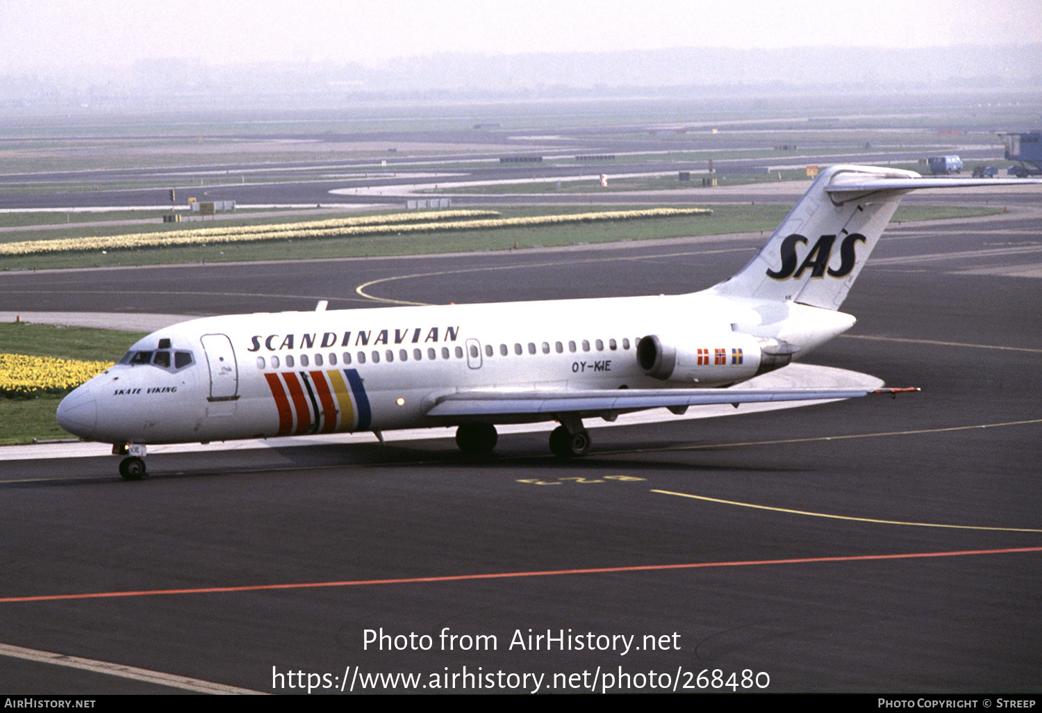 Aircraft Photo of OY-KIE | McDonnell Douglas DC-9-21 | Scandinavian Airlines - SAS | AirHistory.net #268480