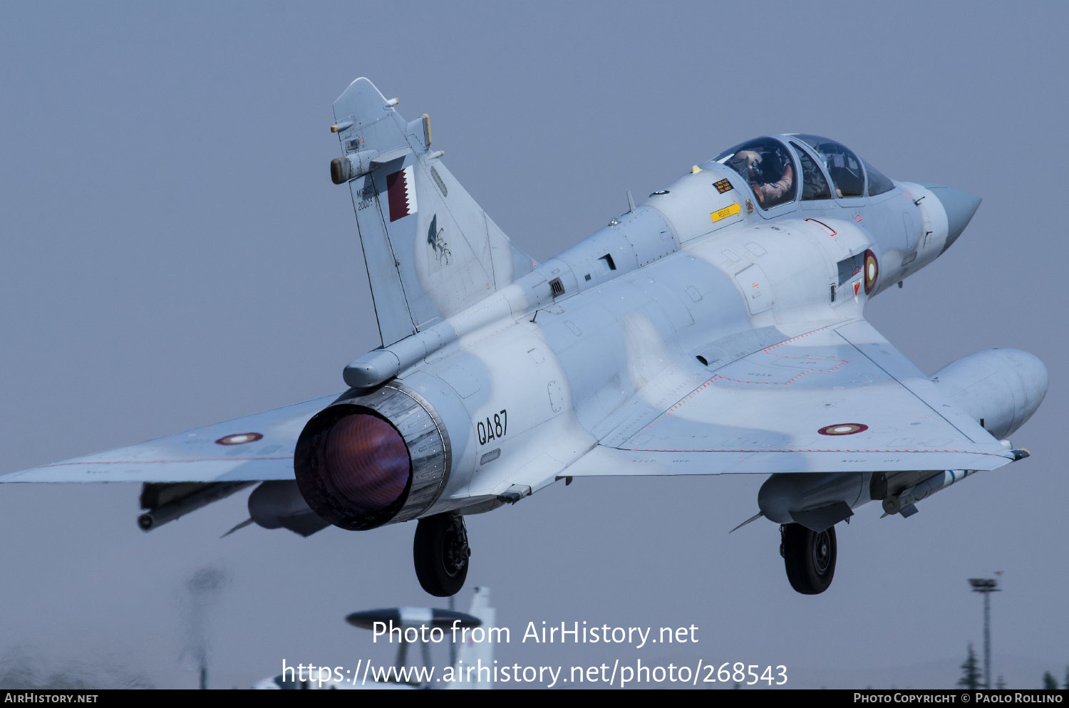 Aircraft Photo of QA87 | Dassault Mirage 2000-5DDA | Qatar - Air Force | AirHistory.net #268543