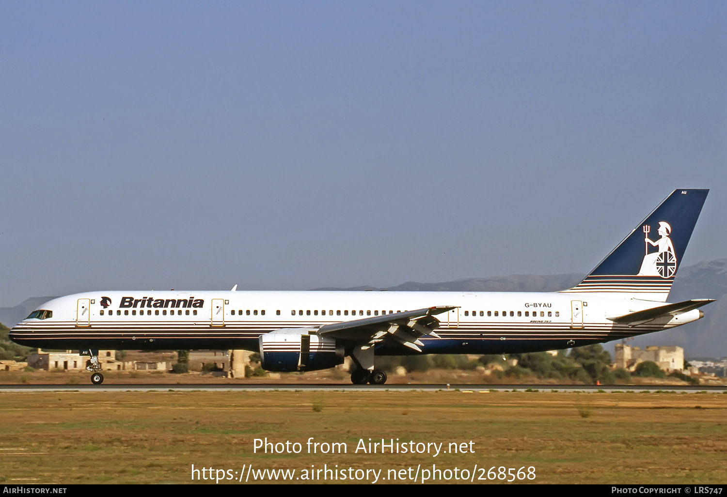 Aircraft Photo of G-BYAU | Boeing 757-204 | Britannia Airways | AirHistory.net #268568