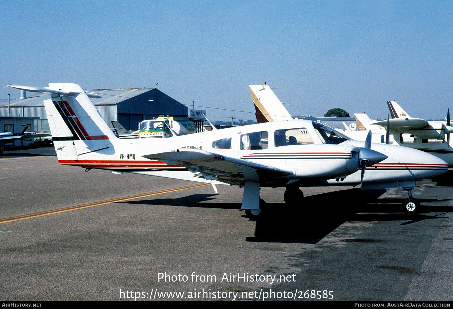 Aircraft Photo of VH-HMQ | Piper PA-44-180 Seminole | Stillwell Aviation | AirHistory.net #268585