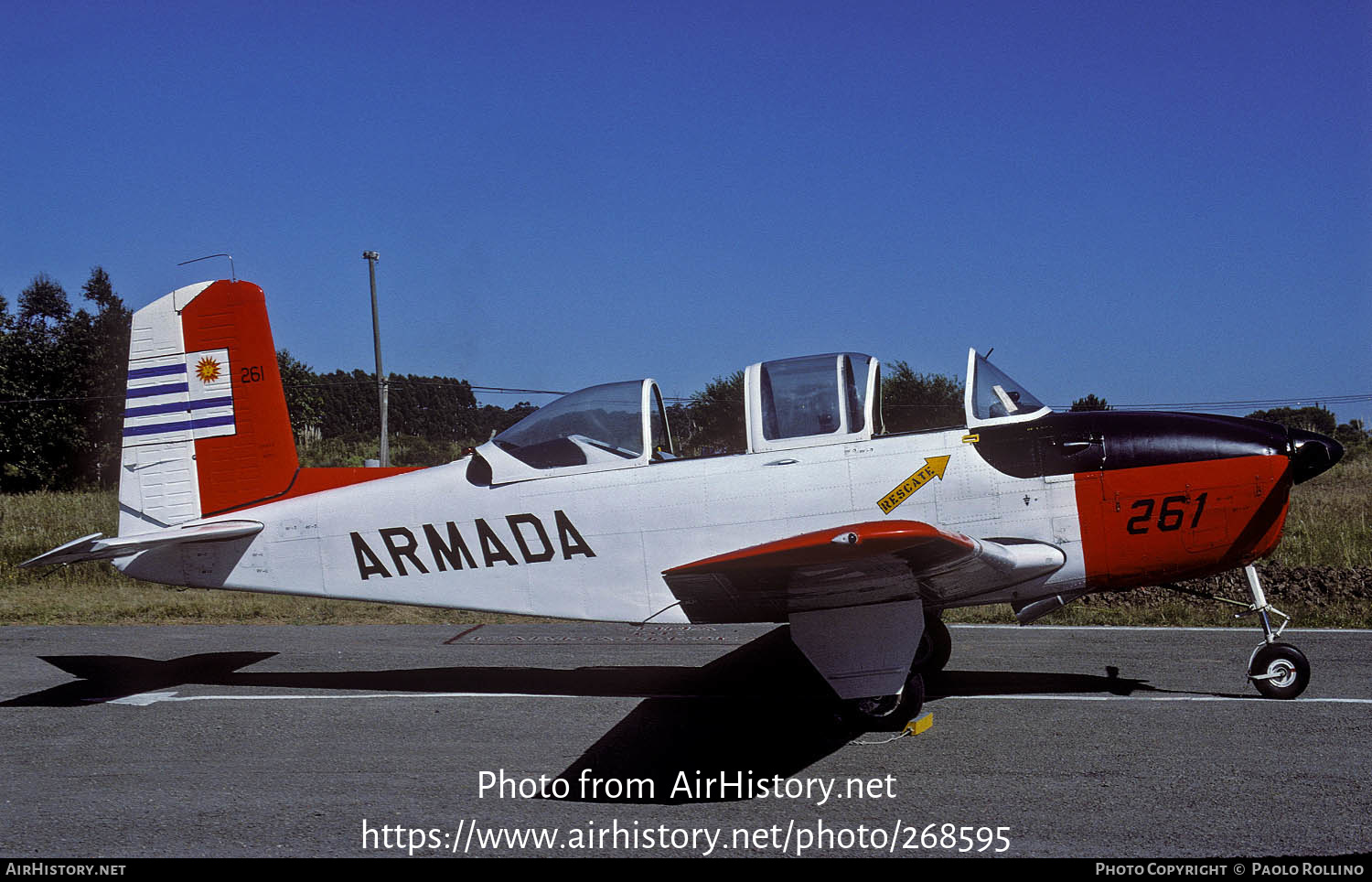 Aircraft Photo of 261 | Beech T-34A Mentor | Uruguay - Navy | AirHistory.net #268595