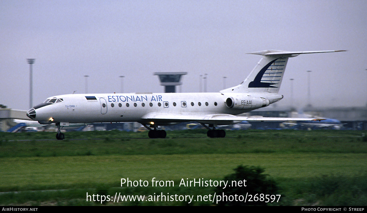 Aircraft Photo of ES-AAI | Tupolev Tu-134A | Estonian Air | AirHistory.net #268597