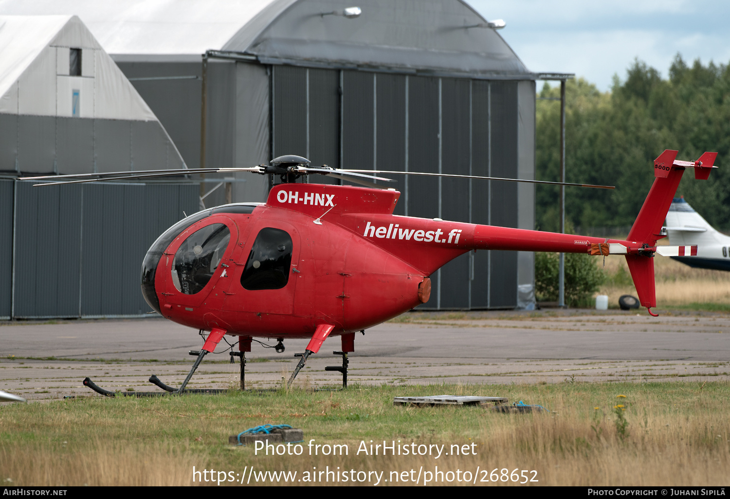 Aircraft Photo of OH-HNX | Hughes 500D (369D) | Heliwest | AirHistory.net #268652