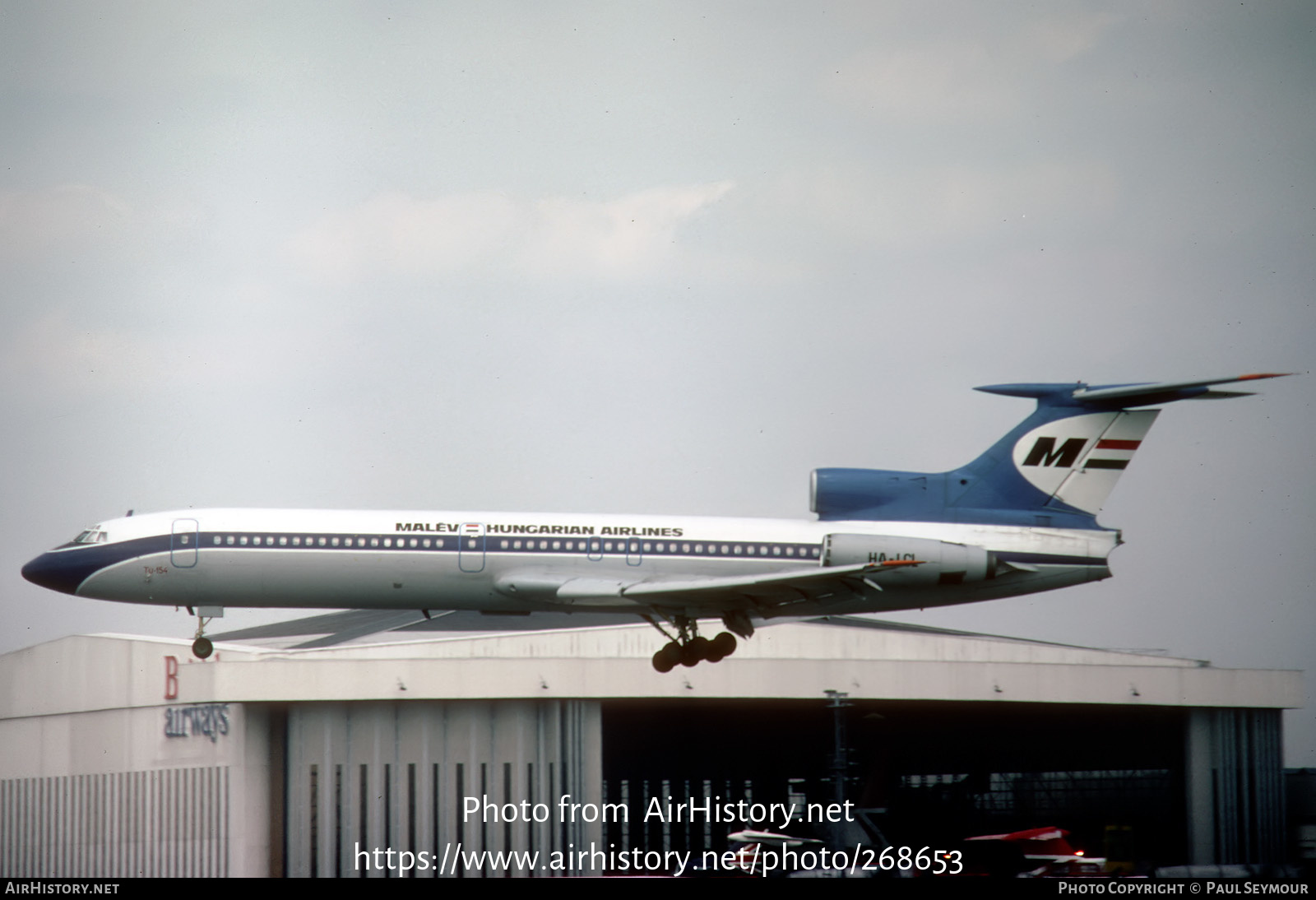 Aircraft Photo of HA-LCL | Tupolev Tu-154A | Malév - Hungarian Airlines | AirHistory.net #268653