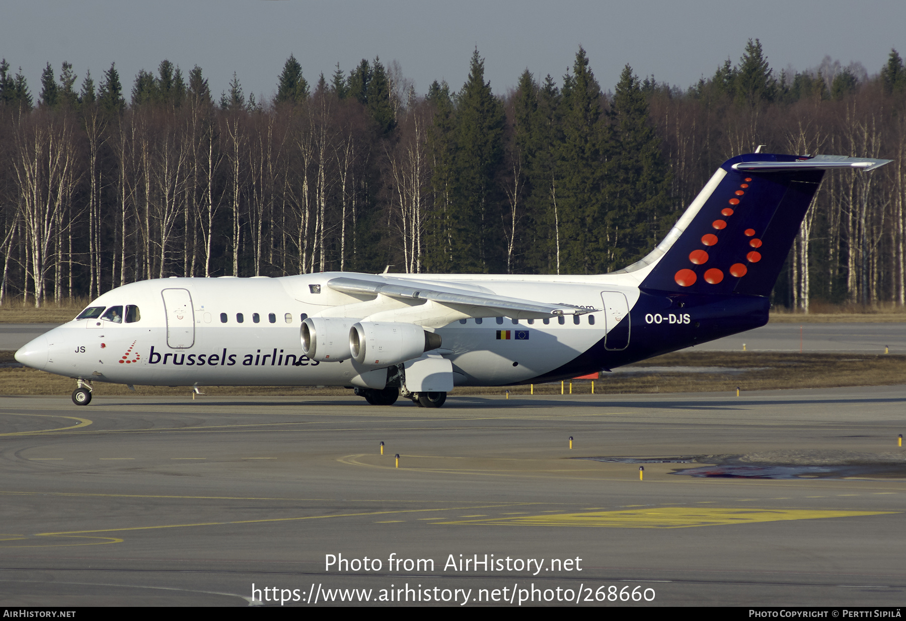 Aircraft Photo of OO-DJS | British Aerospace Avro 146-RJ85 | Brussels Airlines | AirHistory.net #268660