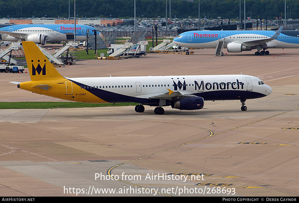 Aircraft Photo of G-OZBZ | Airbus A321-231 | Monarch Airlines | AirHistory.net #268693