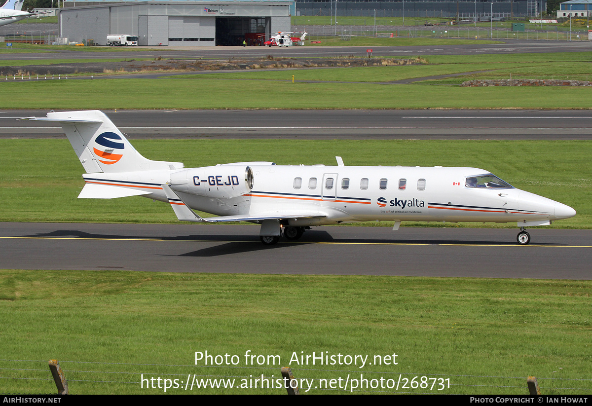 Aircraft Photo of C-GEJD | Learjet 45 | Skyalta Air Ambulance | AirHistory.net #268731