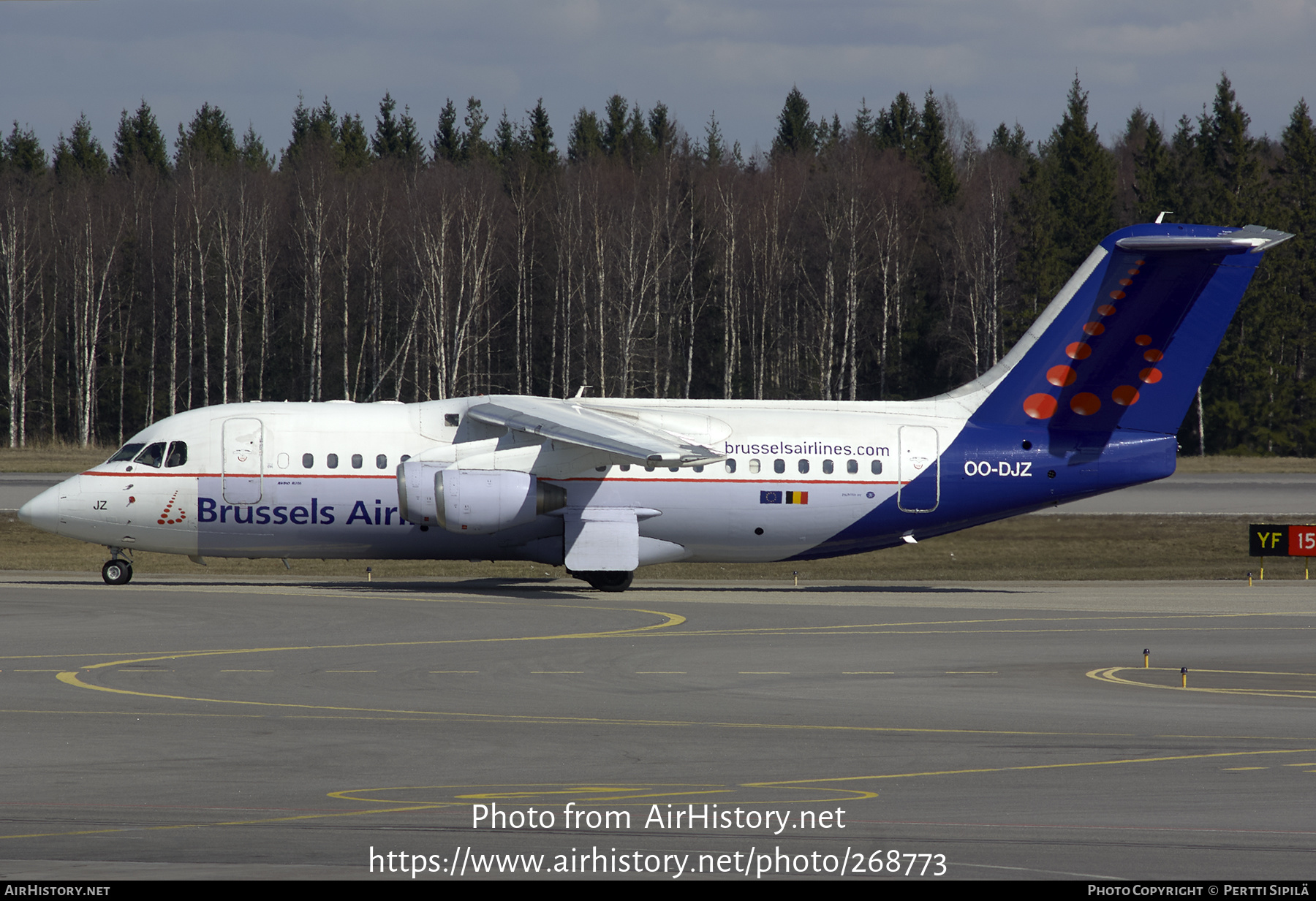 Aircraft Photo of OO-DJZ | British Aerospace Avro 146-RJ85 | Brussels Airlines | AirHistory.net #268773