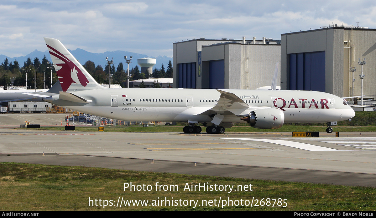 Aircraft Photo of A7-BHA | Boeing 787-9 Dreamliner | Qatar Airways | AirHistory.net #268785