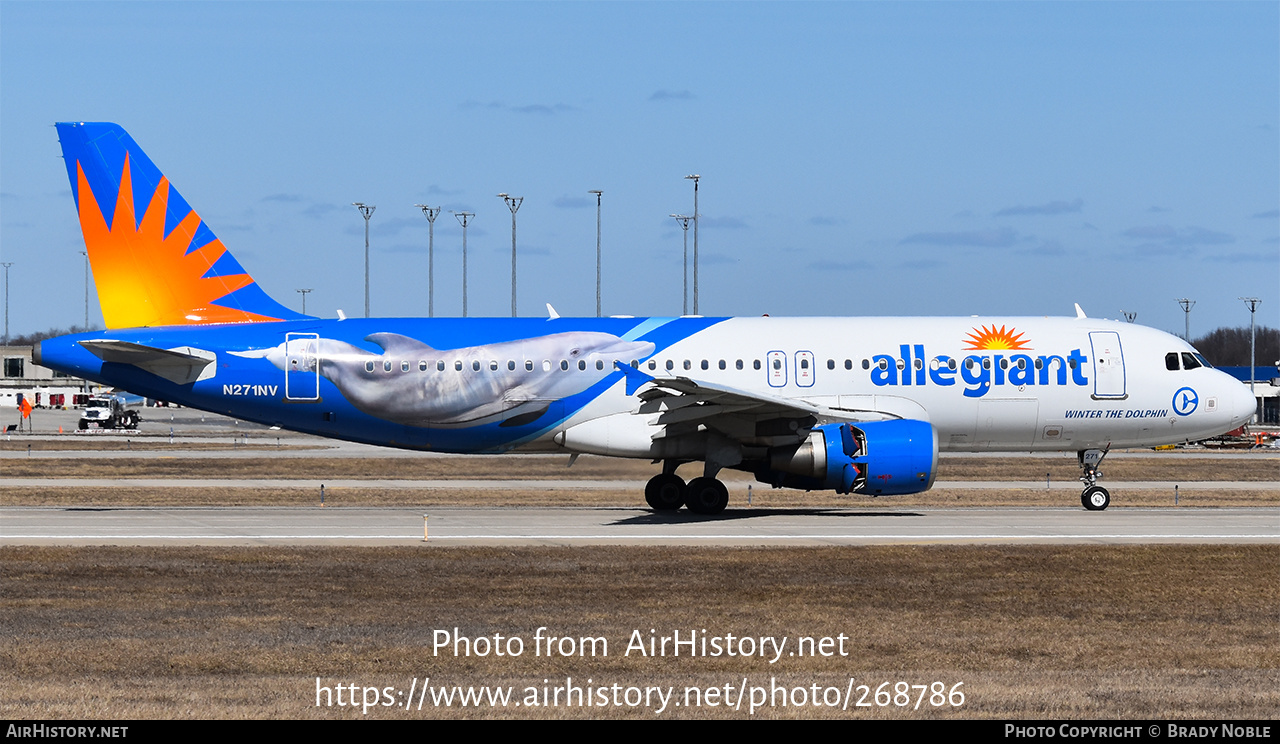 Aircraft Photo of N271NV | Airbus A320-214 | Allegiant Air | AirHistory.net #268786