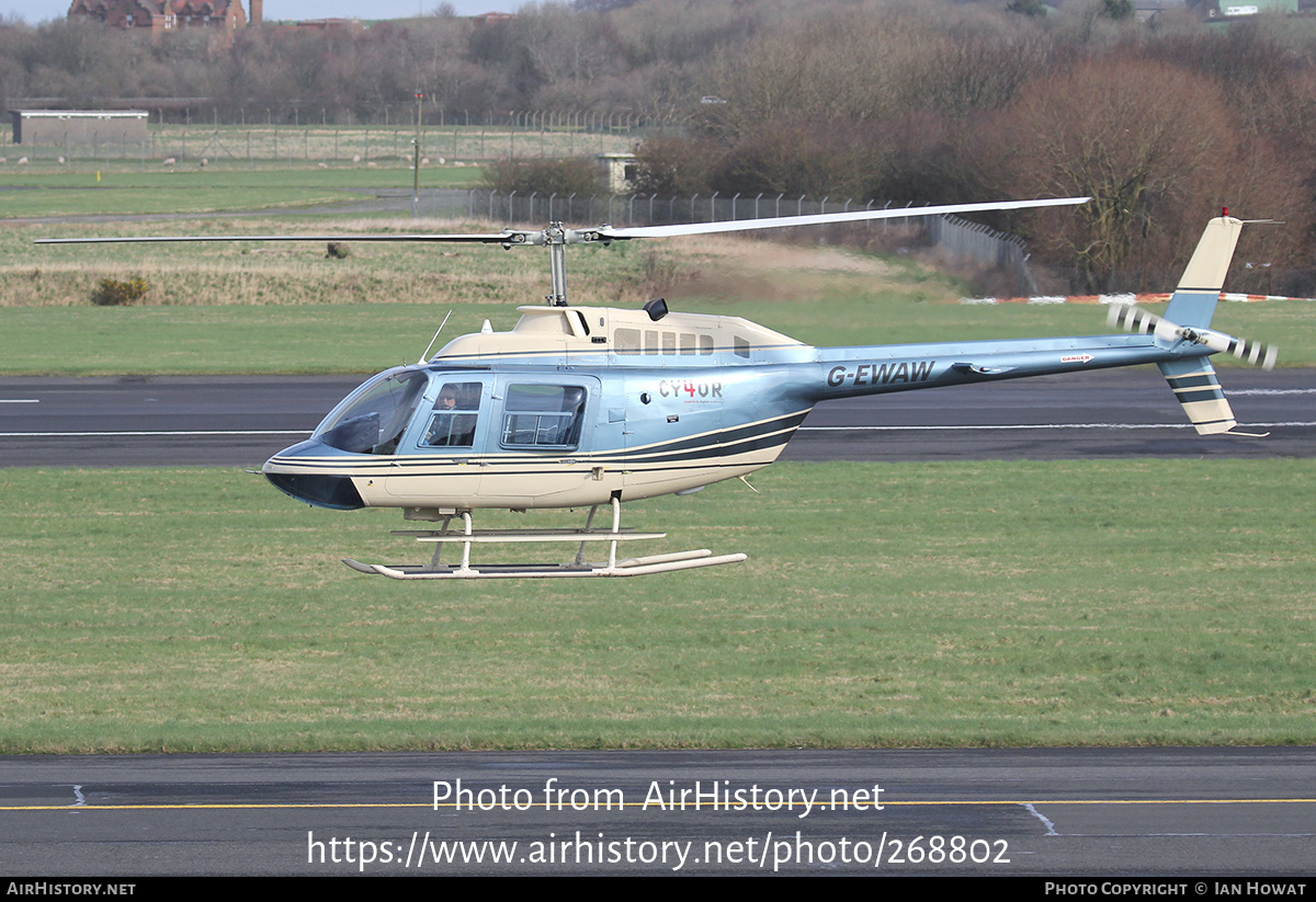 Aircraft Photo of G-EWAW | Bell 206B-3 JetRanger III | CY4OR | AirHistory.net #268802