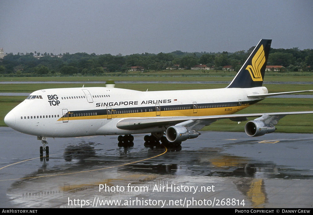 Aircraft Photo of N118KD | Boeing 747-312 | Singapore Airlines | AirHistory.net #268814