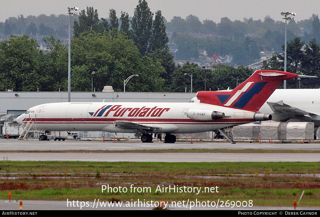 Aircraft Photo of C-GGKF | Boeing 727-223(F) | Purolator Courier | AirHistory.net #269008