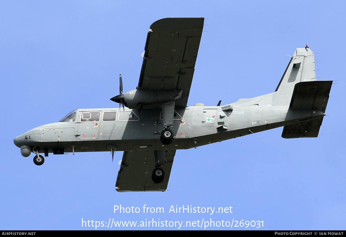 Aircraft Photo of ZG998 | Britten-Norman BN-2T-4S Defender R2 | UK - Army | AirHistory.net #269031