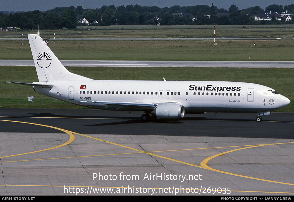 Aircraft Photo of TC-SUS | Boeing 737-430 | SunExpress | AirHistory.net #269035