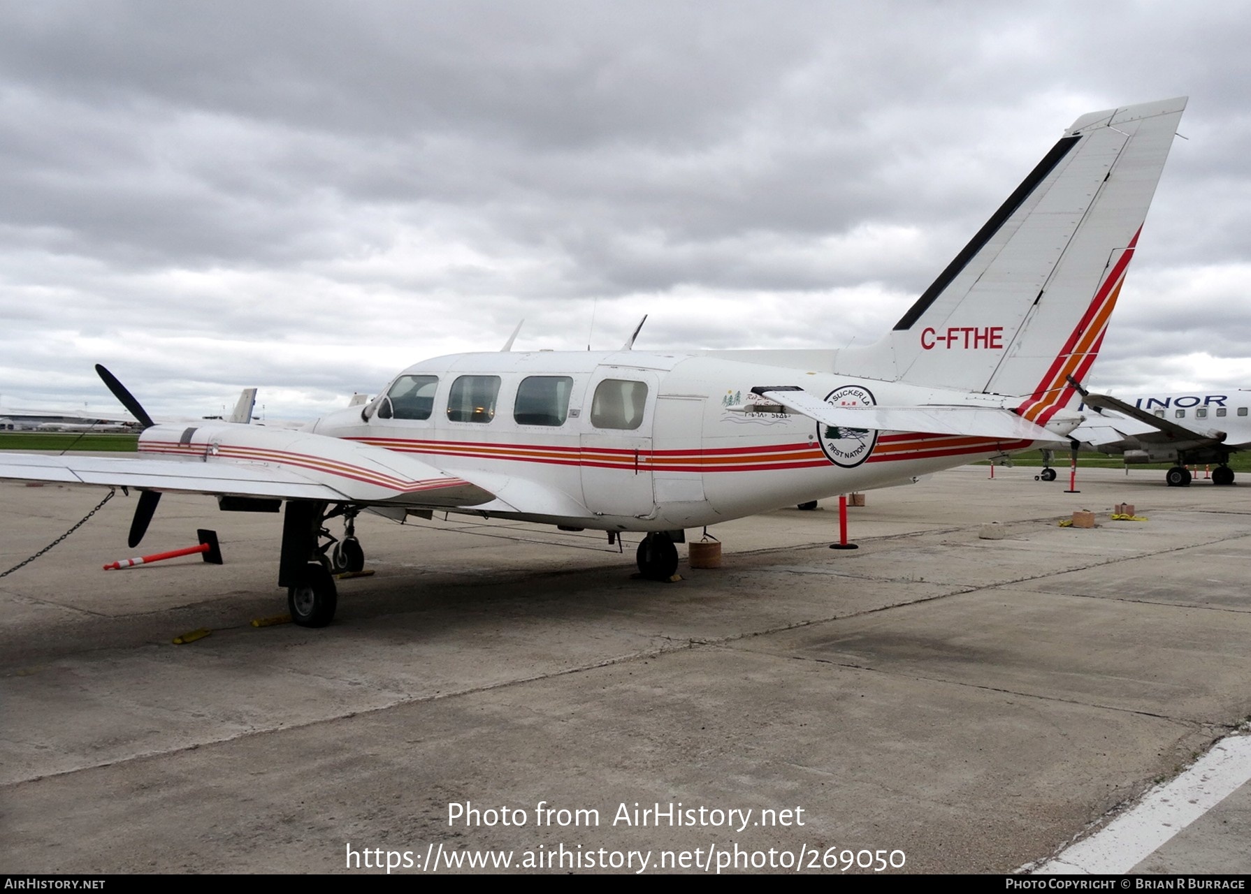 Aircraft Photo of C-FTHE | Piper PA-31-310 Navajo C | RSL Air - Red Sucker Lake Air | AirHistory.net #269050