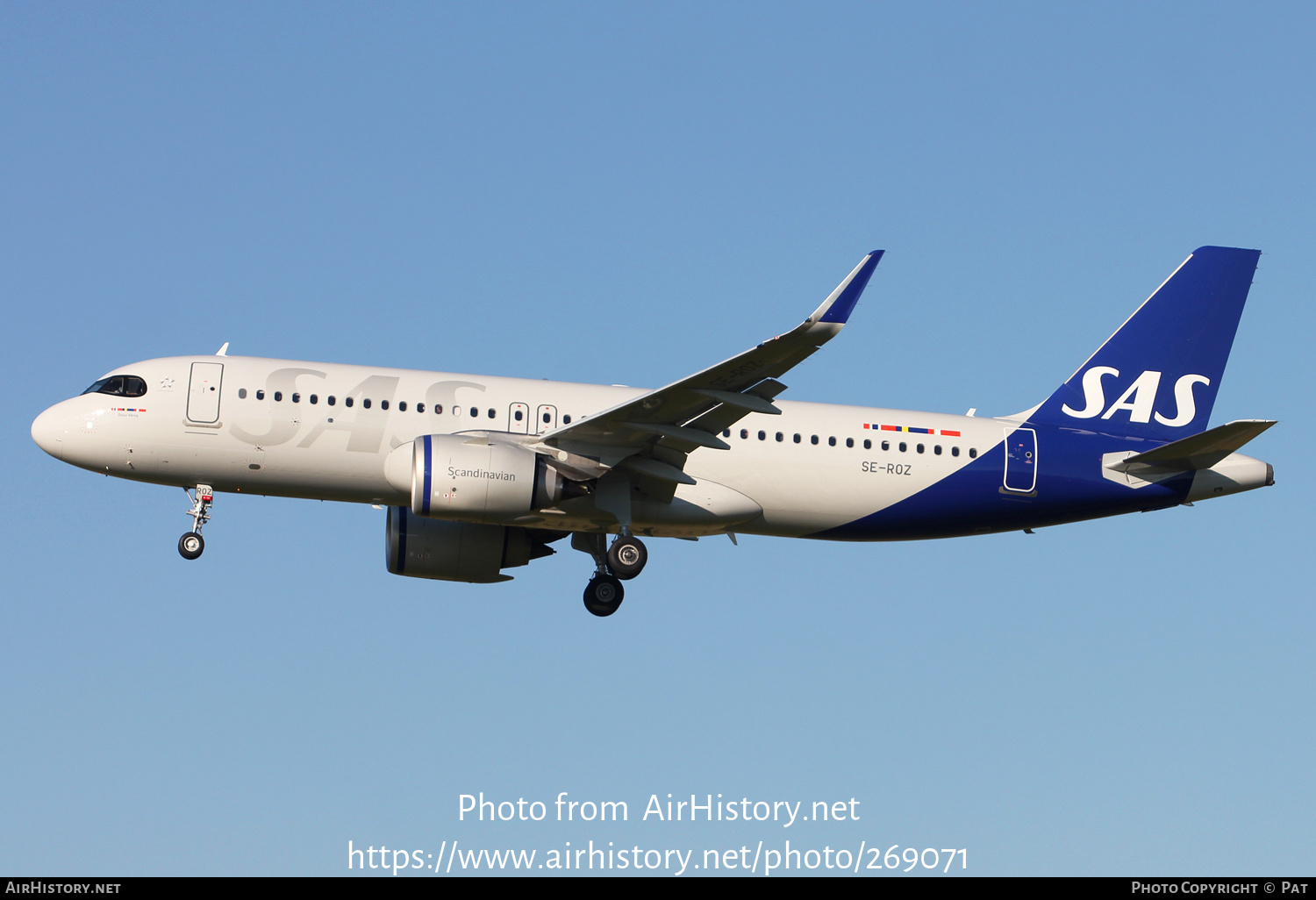 Aircraft Photo of SE-ROZ | Airbus A320-251N | Scandinavian Airlines - SAS | AirHistory.net #269071