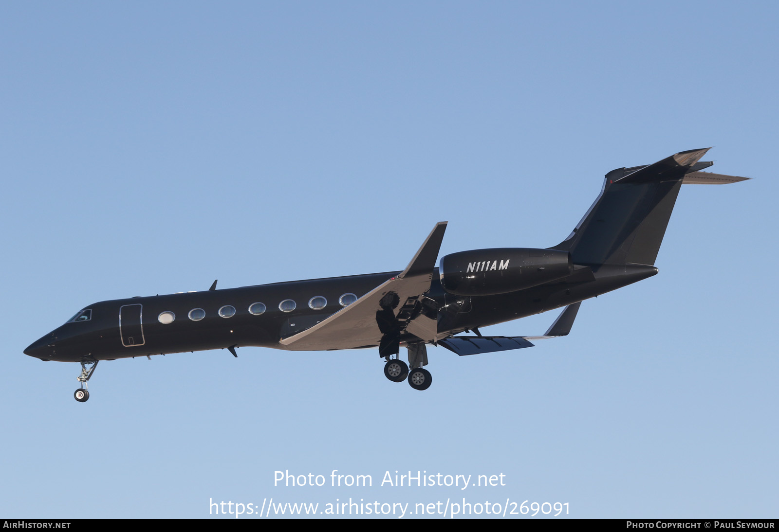 Aircraft Photo of N111AM | Gulfstream Aerospace G-V-SP Gulfstream G550 | AirHistory.net #269091