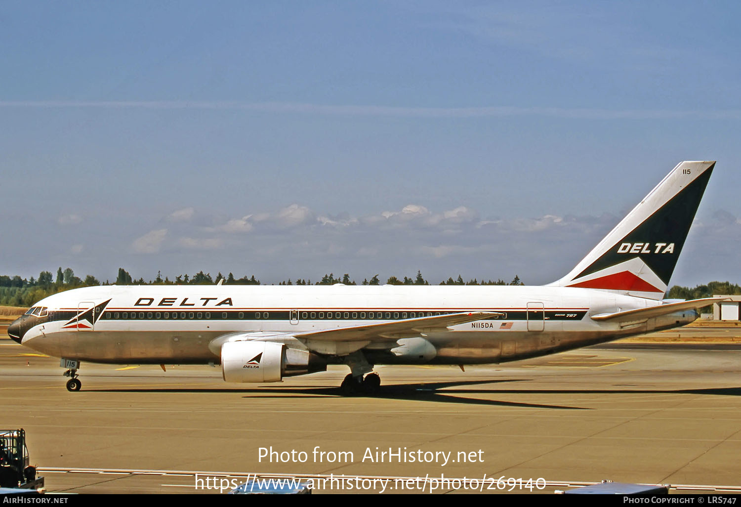 Aircraft Photo of N115DA | Boeing 767-232 | Delta Air Lines | AirHistory.net #269140