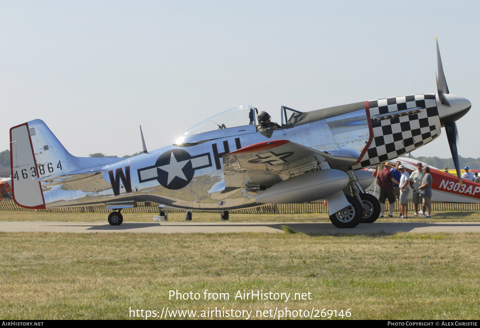 Aircraft Photo of N251L / NL251L / 463864 | North American P-51D Mustang | USA - Air Force | AirHistory.net #269146