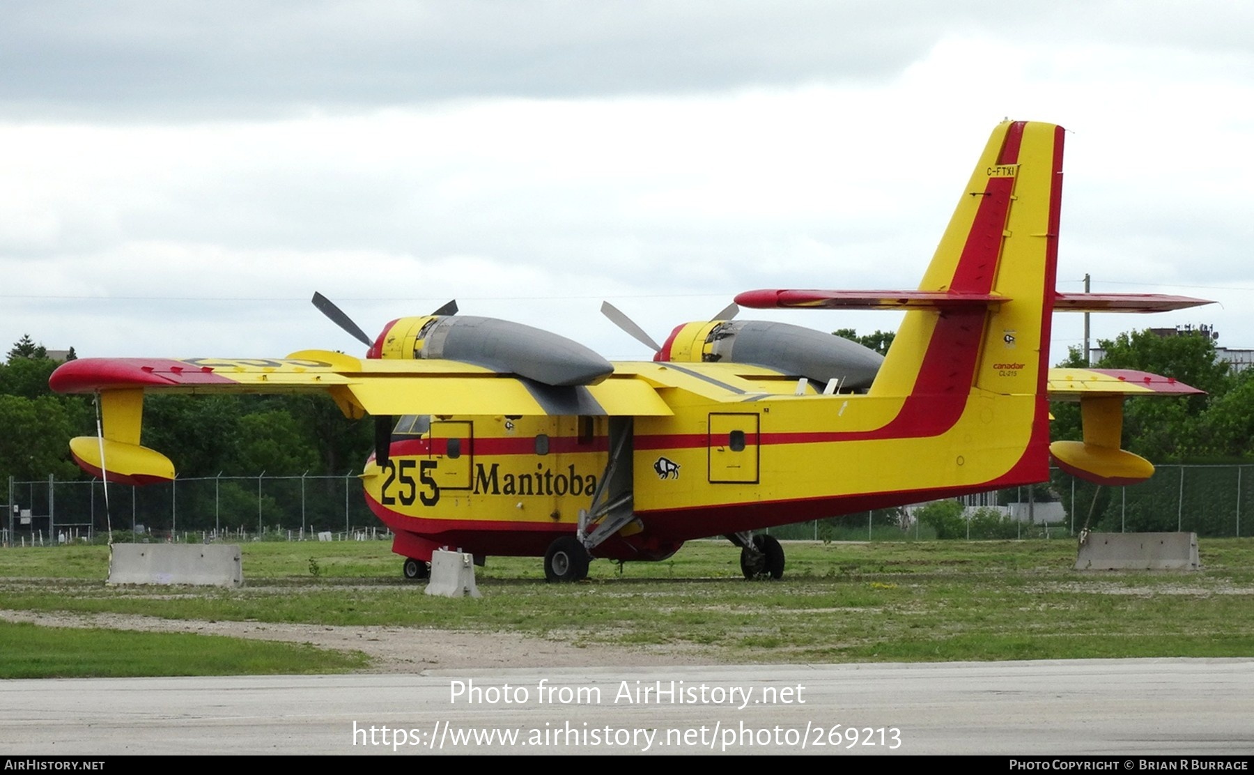 Aircraft Photo of C-FTXI | Canadair CL-215-I (CL-215-1A10) | Manitoba Government Air Service | AirHistory.net #269213