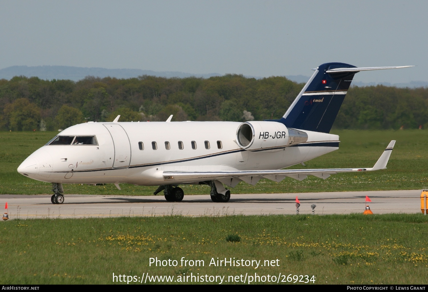 Aircraft Photo of HB-JGR | Bombardier Challenger 604 (CL-600-2B16) | Nomad Aviation | AirHistory.net #269234