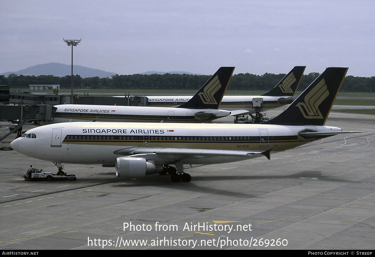 Aircraft Photo of 9V-STE | Airbus A310-324 | Singapore Airlines | AirHistory.net #269260