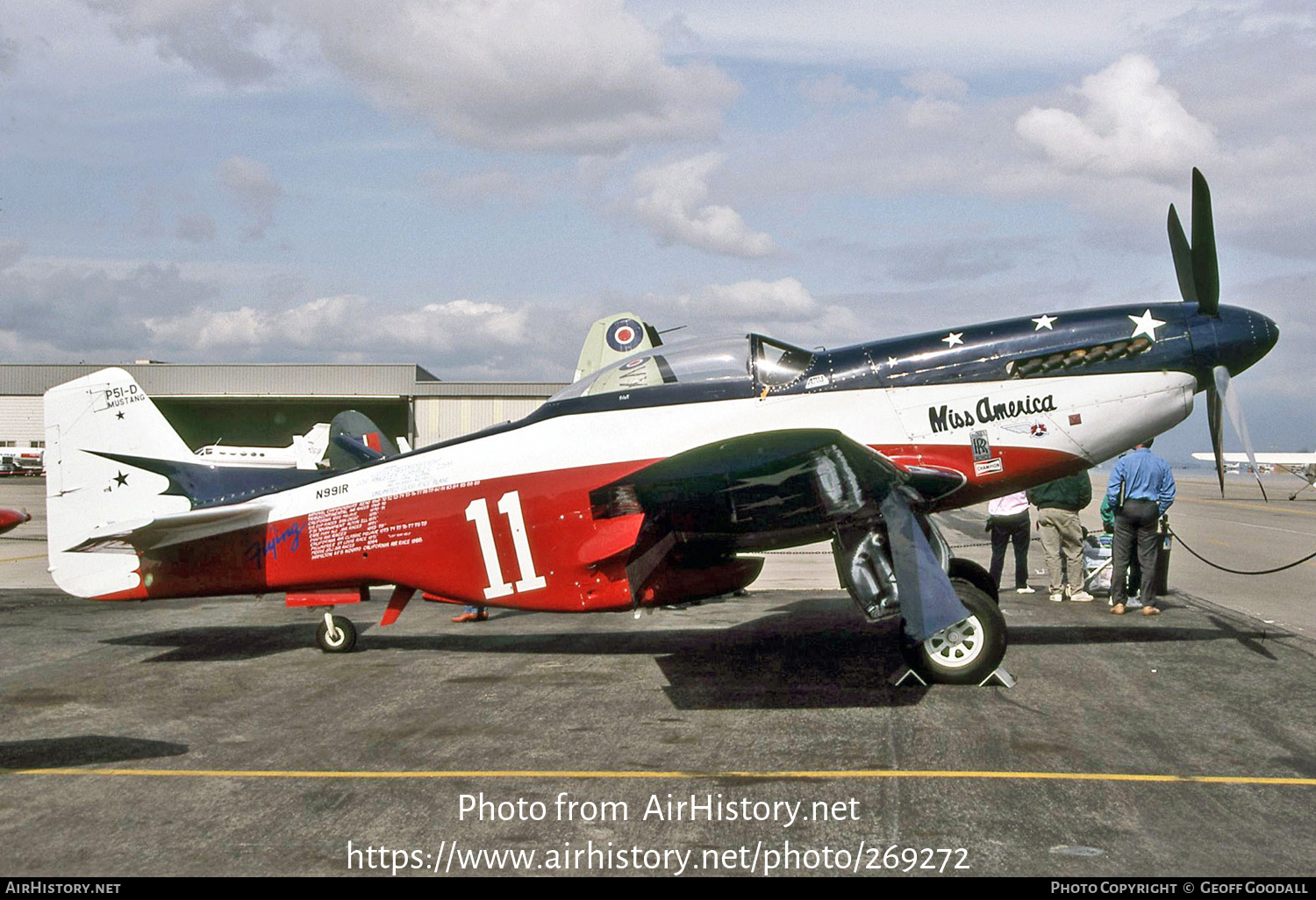 Aircraft Photo of N991R | North American P-51D Mustang | AirHistory.net #269272