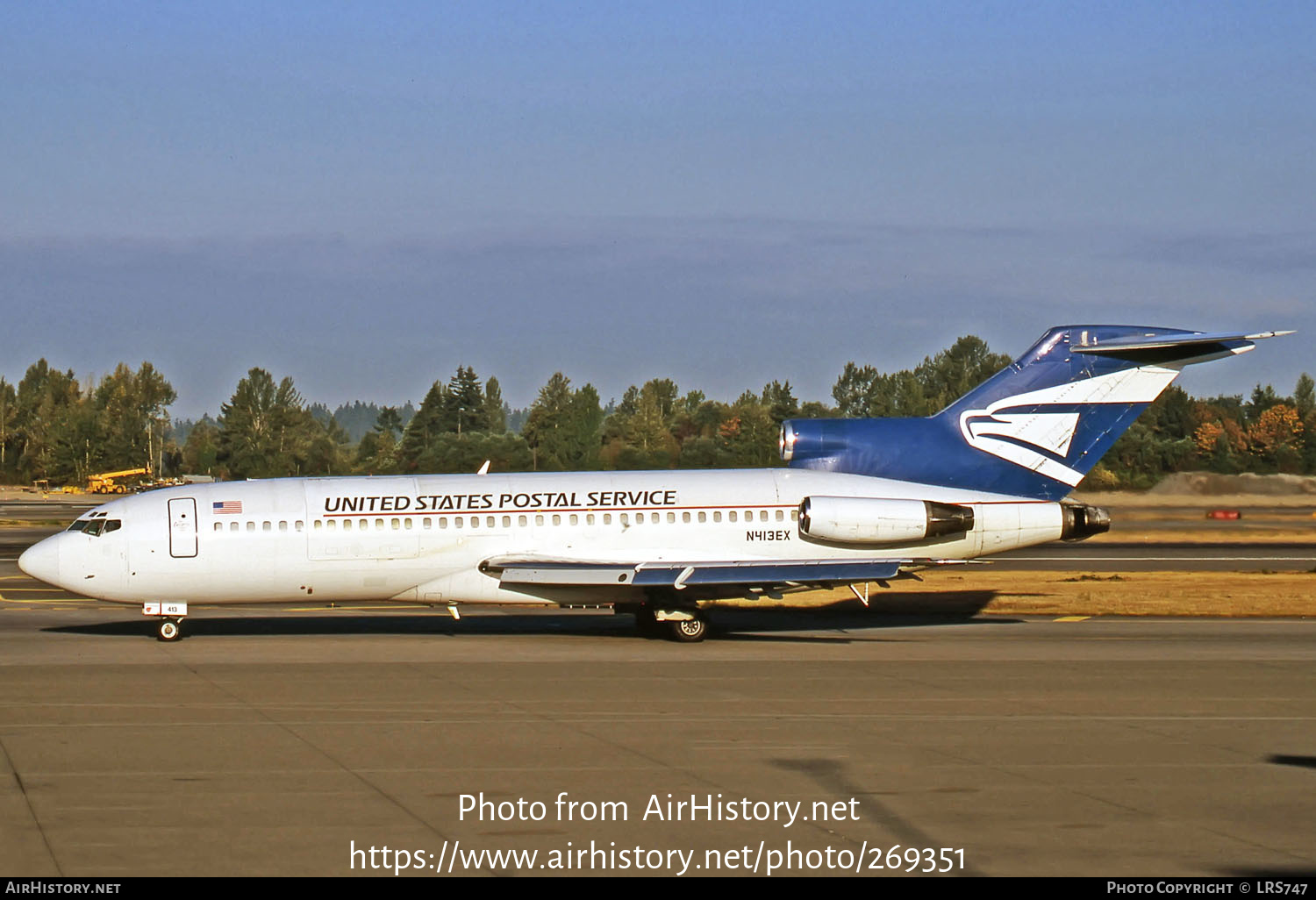 Aircraft Photo of N413EX | Boeing 727-51C | United States Postal Service | AirHistory.net #269351