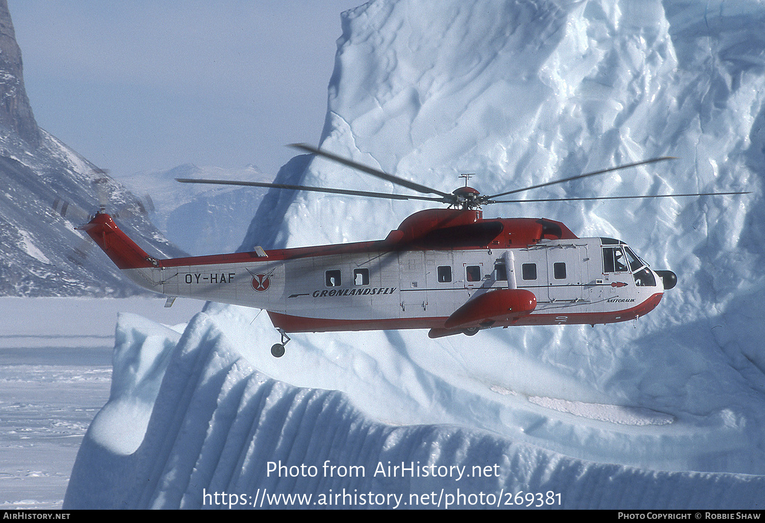 Aircraft Photo of OY-HAF | Sikorsky S-61N | Greenlandair - Grønlandsfly | AirHistory.net #269381