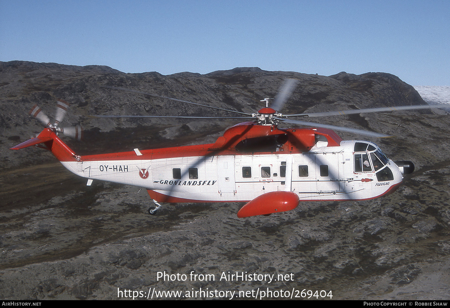 Aircraft Photo of OY-HAH | Sikorsky S-61N | Greenlandair - Grønlandsfly | AirHistory.net #269404