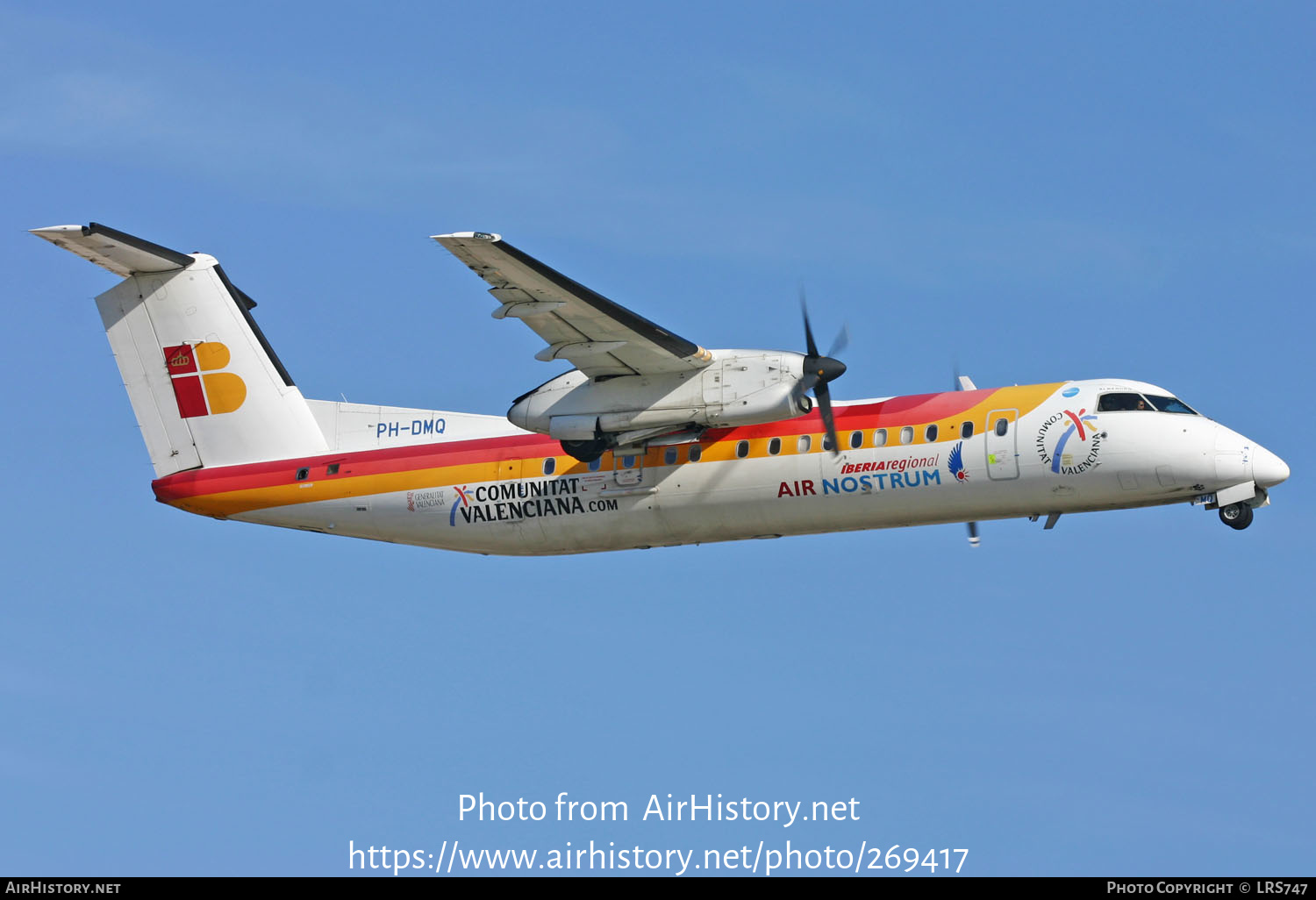 Aircraft Photo of PH-DMQ | Bombardier DHC-8-315Q Dash 8 | Air Nostrum | AirHistory.net #269417