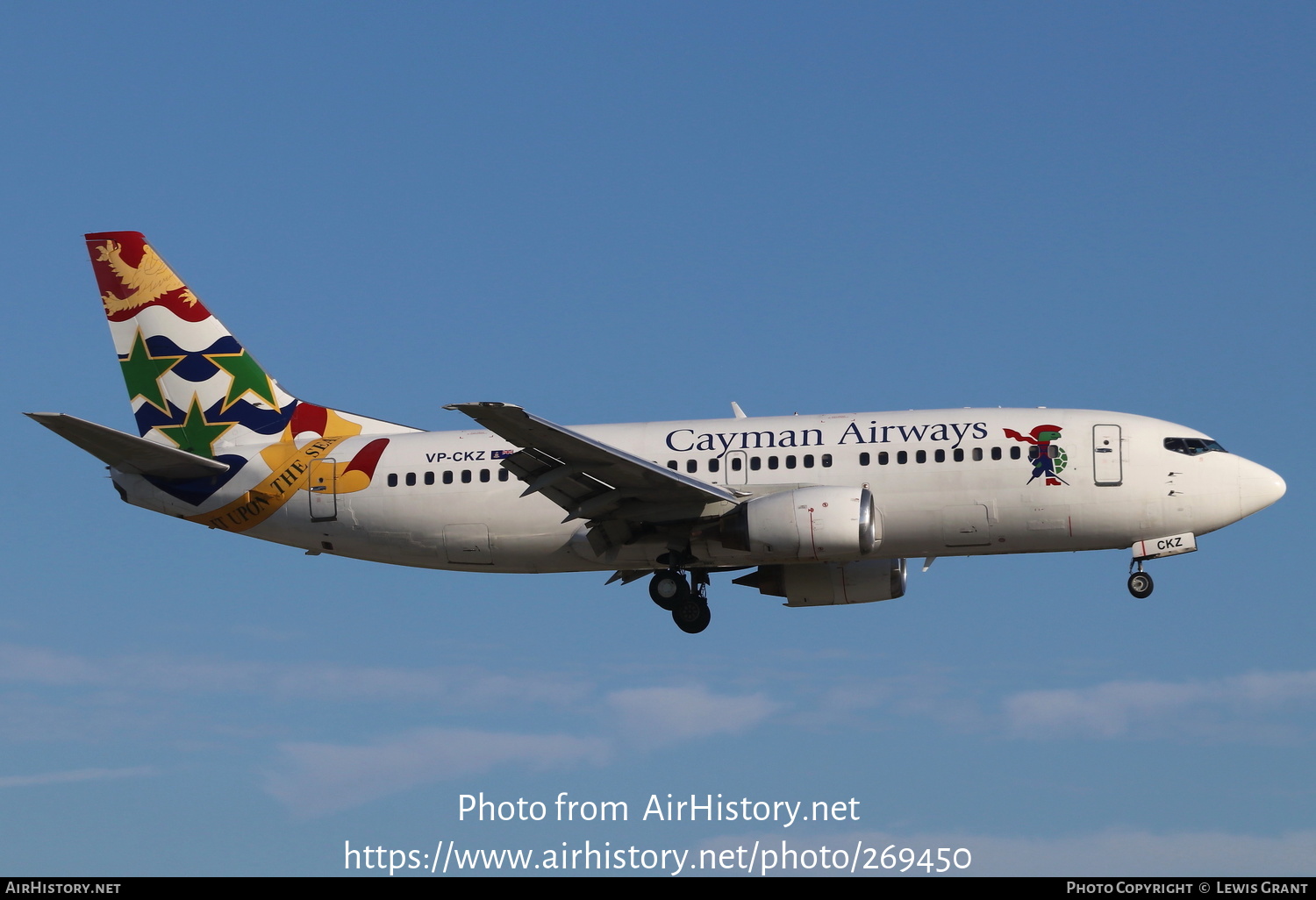 Aircraft Photo of VP-CKZ | Boeing 737-36E | Cayman Airways | AirHistory.net #269450