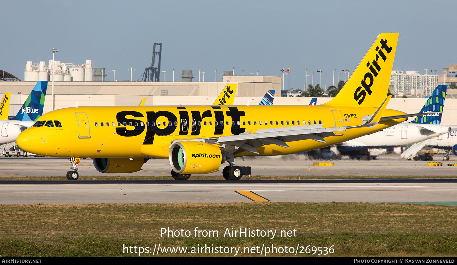 Aircraft Photo of N917NK | Airbus A320-271N | Spirit Airlines | AirHistory.net #269536