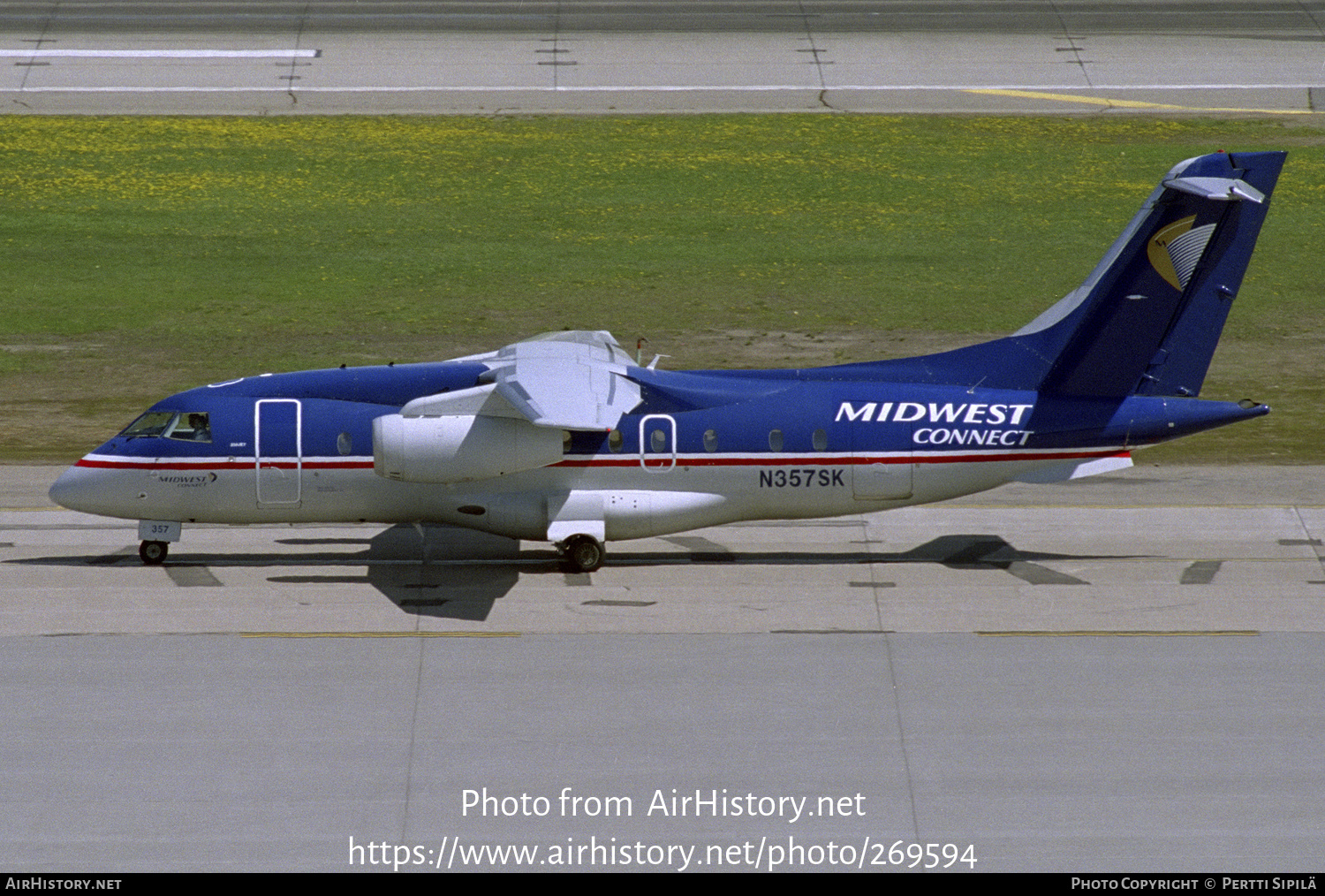 Aircraft Photo of N357SK | Fairchild Dornier 328-310 328JET | Midwest Connect | AirHistory.net #269594